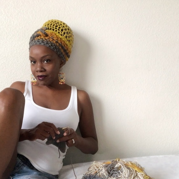 Crochet Lightweight Bandana Headwrap main image 4